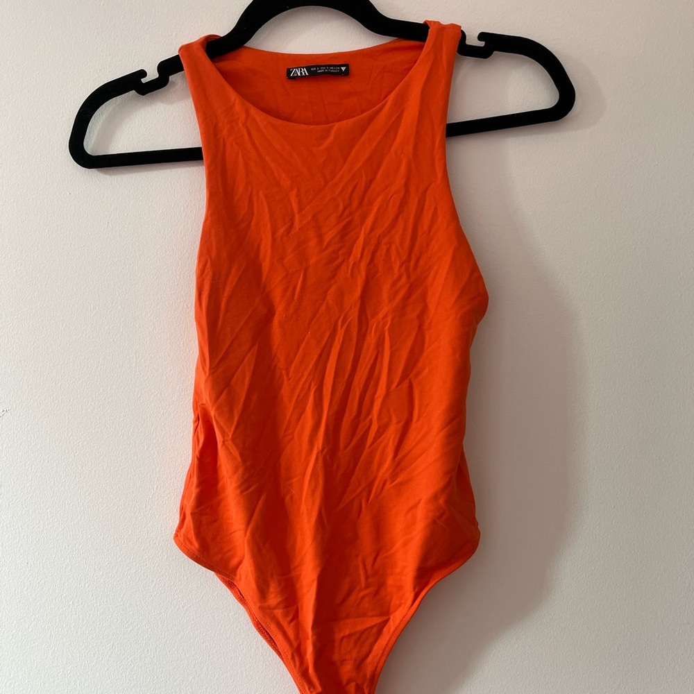 Orange Zara Bodysuit